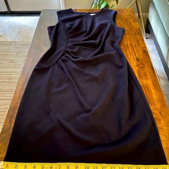 Calvin Klein Sunburst Sheath Dress Size 10 Petite 🌿 🌿Like New! 🇺🇸FLASHSALE - Picture 8 of 9